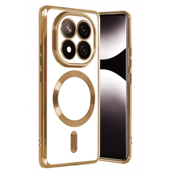 Newface Xiaomi Redmi Note 15 Pro 4G Kross Magneticsafe Kapak - Gold