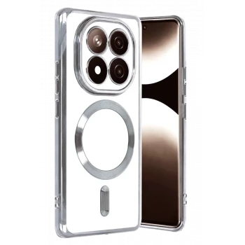 Newface Xiaomi Redmi Note 15 Pro 4G Kross Magneticsafe Kapak - Gümüş