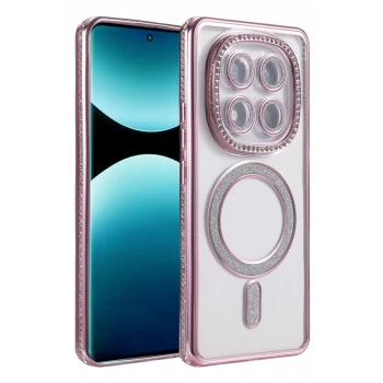 Newface Xiaomi Redmi Note 15 Pro 5G Joke Simli Magneticsafe Kılıf - Pembe