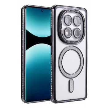 Newface Xiaomi Redmi Note 15 Pro 5G Joke Simli Magneticsafe Kılıf - Siyah