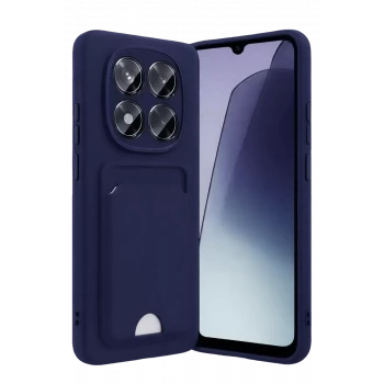 Newface Xiaomi Redmi Note 15 Pro 5G Kelvin Kartvizitli Silikon - Lacivert