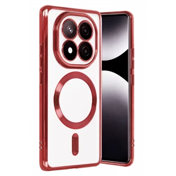 Newface Xiaomi Redmi Note 15 Pro 5G Kross Magneticsafe Kapak - Kırmızı