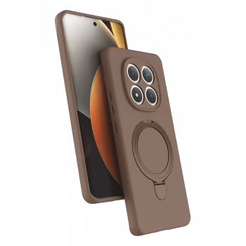 Newface Xiaomi Redmi Note 15 Pro 5G Regal Magsafe Standlı Kapak - Çöl Titanyum