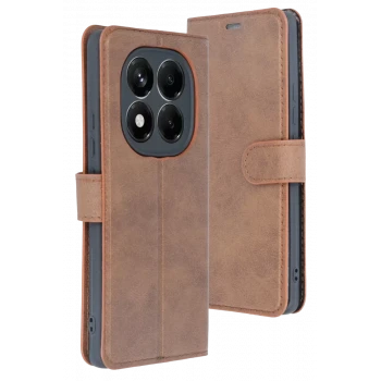 Newface Xiaomi Redmi Note 15 Pro 5G Trend S Plus Kapaklı Kılıf - Taba