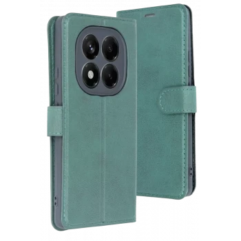 Newface Xiaomi Redmi Note 15 Pro 5G Trend S Plus Kapaklı Kılıf - Yeşil