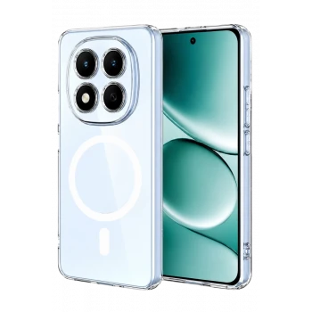 Newface Xiaomi Redmi Note 15 Pro Plus 5G Combo Sert Şeffaf Magsafe Kapak - Şeffaf