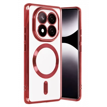 Newface Xiaomi Redmi Note 15 Pro Plus 5G Kross Magneticsafe Kapak - Kırmızı