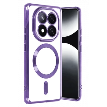 Newface Xiaomi Redmi Note 15 Pro Plus 5G Kross Magneticsafe Kapak - Mor