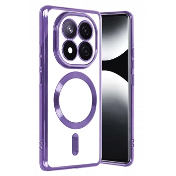 Newface Xiaomi Redmi Note 15 Pro Plus 5G Kross Magneticsafe Kapak - Mor