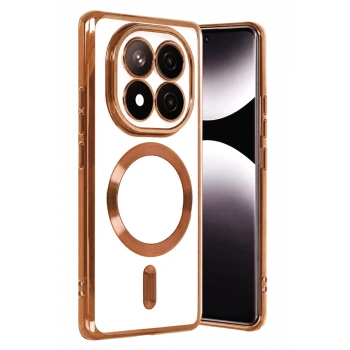 Newface Xiaomi Redmi Note 15 Pro Plus 5G Kross Magneticsafe Kapak - Turuncu