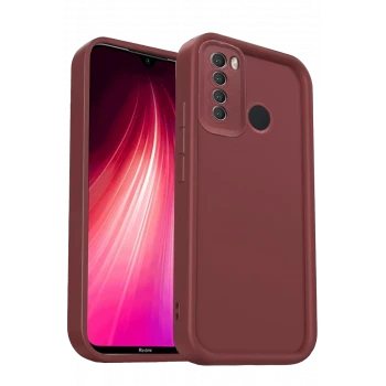 Newface Xiaomi Redmi Note 8 Kılıf Viera Silikon - Bordo