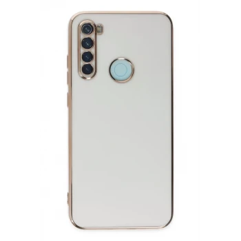 Newface Xiaomi Redmi Note 8 Kılıf Volet Silikon - Beyaz