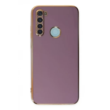 Newface Xiaomi Redmi Note 8 Kılıf Volet Silikon - Mor