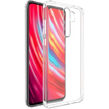 Newface Xiaomi Redmi Note 8 Pro Kılıf Lüx Şeffaf Silikon