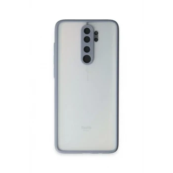 Newface Xiaomi Redmi Note 8 Pro Kılıf Montreal Silikon Kapak - Gri