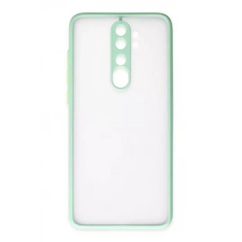Newface Xiaomi Redmi Note 8 Pro Kılıf Montreal Silikon Kapak - Turkuaz