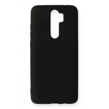 Newface Xiaomi Redmi Note 8 Pro Kılıf Nano içi Kadife Silikon - Siyah