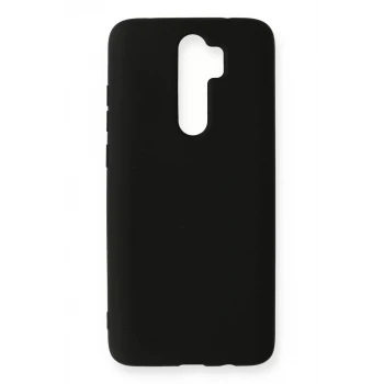 Newface Xiaomi Redmi Note 8 Pro Kılıf Nano içi Kadife Silikon - Siyah