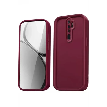 Newface Xiaomi Redmi Note 8 Pro Kılıf Viera Silikon - Bordo
