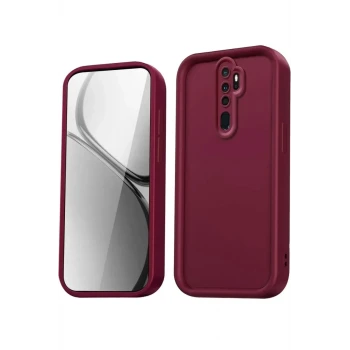 Newface Xiaomi Redmi Note 8 Pro Kılıf Viera Silikon - Bordo