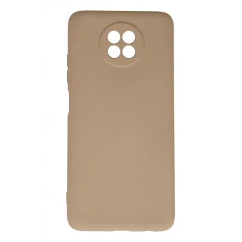 Newface Xiaomi Redmi Note 9 5G Kılıf Nano içi Kadife Silikon - Bej