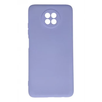 Newface Xiaomi Redmi Note 9 5G Kılıf Nano içi Kadife Silikon - Lila