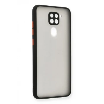 Newface Xiaomi Redmi Note 9 Kılıf Montreal Silikon Kapak - Siyah