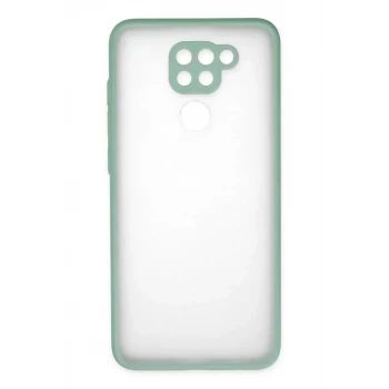 Newface Xiaomi Redmi Note 9 Kılıf Montreal Silikon Kapak - Turkuaz