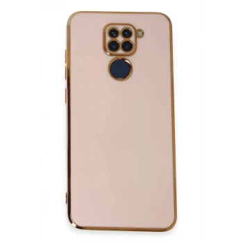 Newface Xiaomi Redmi Note 9 Kılıf Volet Silikon - Pembe