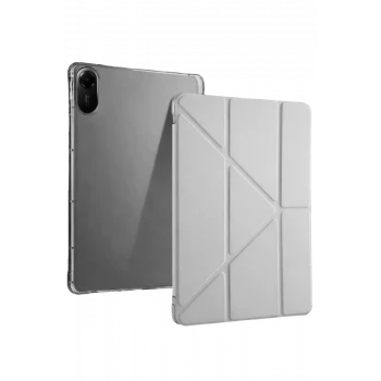 Newface Xiaomi Redmi Pad 2 Kalemlikli Mars Tablet Kılıfı - Gri