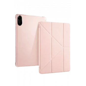 Newface Xiaomi Redmi Pad 2 Kalemlikli Mars Tablet Kılıfı - Rose Gold