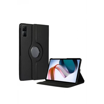 Newface Xiaomi Redmi Pad SE 4G Kılıf 360 Tablet Deri Kılıf - Siyah