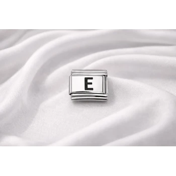 E Harfi Charm – Çelik Harfli Bileklik Aksesuarı ,Kişiye Özel Modüler Takı
