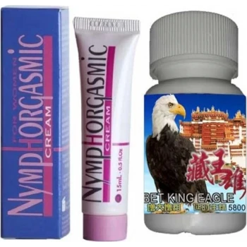 NYMPHORGASMİC 15 ML. CREAM KREMİ + T10 HAPI 10 LU KAPSÜL