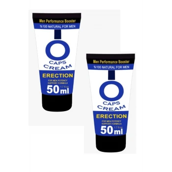 O Caps Erkeklere Sertleştirme Kremi 50 ml X 2 Adet