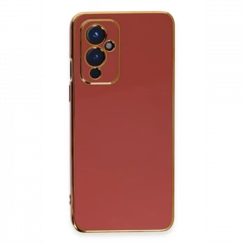 One Plus 9 Kılıf Volet Silikon - Kırmızı