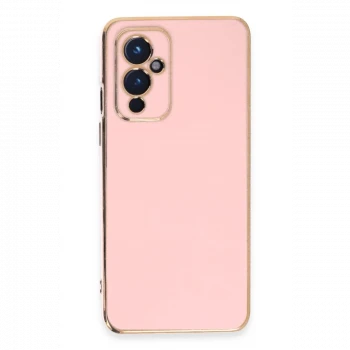 One Plus 9 Kılıf Volet Silikon - Pembe