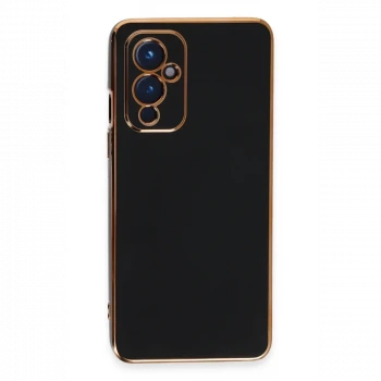 One Plus 9 Kılıf Volet Silikon - Siyah