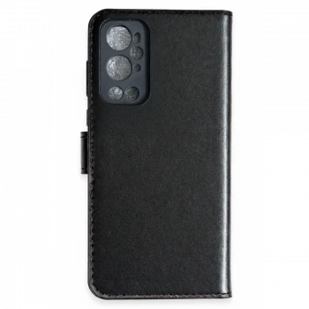 One Plus 9 Pro Trend S Plus Kapaklı Kılıf - Siyah
