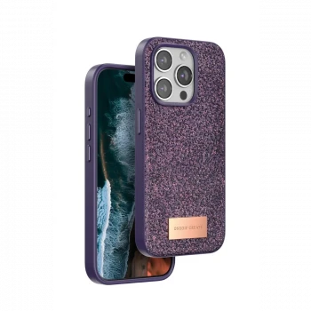 Onegif Apple iPhone 14 Pro Max Bright Simli Kapak - Derin Mor