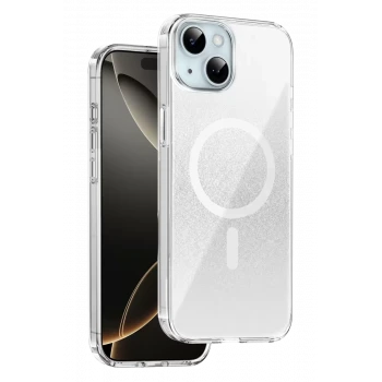 Onegif Apple iPhone 14 Sora Simli Magsafe Kapak - Beyaz