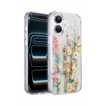 Onegif Apple iPhone 16 Desina Magsafe Kapak - Desen 1