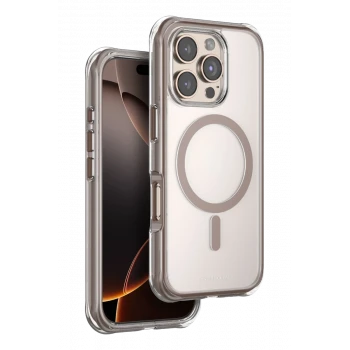 Onegif Apple iPhone 16 Pro Hulk Magsafe Kapak - Çöl Titanyum
