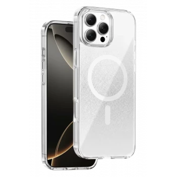 Onegif Apple iPhone 16 Pro Max Sora Simli Magsafe Kapak - Beyaz