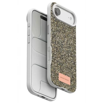 Onegif Apple iPhone 17 Air Bright Simli Kapak - Çöl Titanyum
