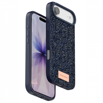 Onegif Apple iPhone 17 Air Bright Simli Kapak - Mavi