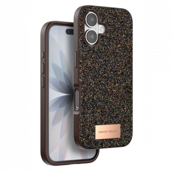 Onegif Apple iPhone 17 Bright Simli Kapak - Gold