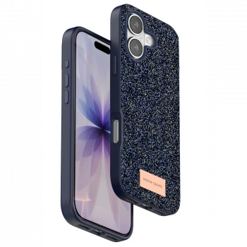 Onegif Apple iPhone 17 Bright Simli Kapak - Mavi