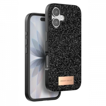 Onegif Apple iPhone 17 Bright Simli Kapak - Siyah