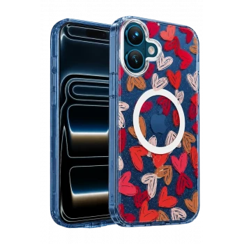Onegif Apple iPhone 17 Desina Magsafe Kapak - Desen 6